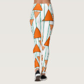 Art-Deco-Dreiecke Leggings (Rückseite)