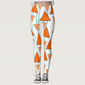 Art-Deco-Dreiecke Leggings (Vorderseite)