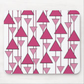 Art-Deco-Dreiecke Mousepad (Vorne)