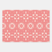 Art-Déco-Duo in rosa Designpapier Geschenkpapier Set (Vorderseite 3)