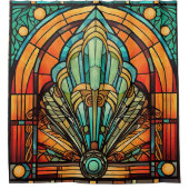 Art Deco Duschvorhang (Vorderseite)