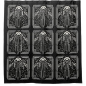 Art Deco Duschvorhang (Vorderseite)