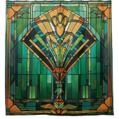 Art Deco Duschvorhang (Vorderseite)