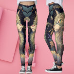 Art Deco Dusty Rose Cat Lover Yoga Leggings<br><div class="desc">Shopping für Cat Lovers? Karo Out Diese Art Deco inspirierte Yoga Kollektion mit Leggings,  Tasche,  Tumblers und mehr. Schöne Verzierte Blumenpastel Sicher,  um Katzen Liebhaber auf Ihrer Liste. Nehmen Sie dieses Art Déco inspirierte farbige schöne Katzenmotiv Zuhause heute. Karo in unserem Shop für andere passende Yoga Lifestyle Kollektionen</div>
