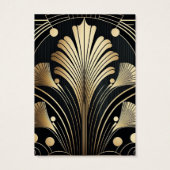 Art Deco Earring Display Card (Rückseite)