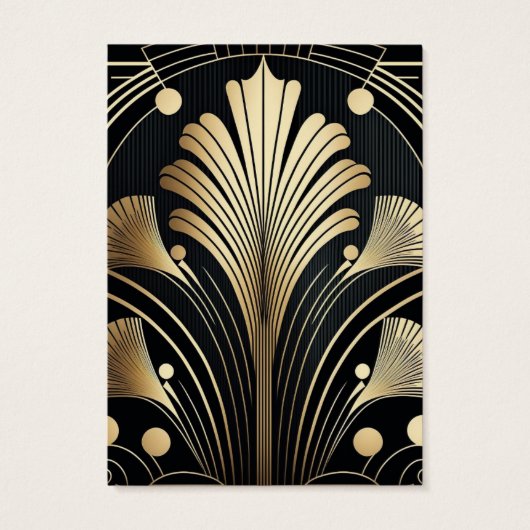 Art Deco Earring Display Card (Rückseite)