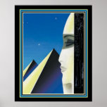 Art Deco "Egyptian Pyramids" 16 x 20 Print Poster<br><div class="desc">MacIntosh Art Deco Ägyptische Pyramide Printwerbung -</div>