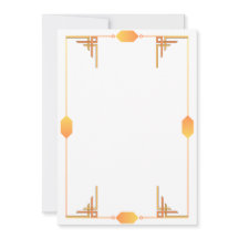 Art Deco Einladung