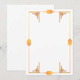 Art Deco Einladung