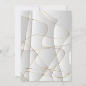 Art Deco Einladung (Rückseite)