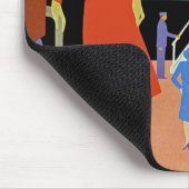 Art Deco Einschiffung Mousepad (Ecke)