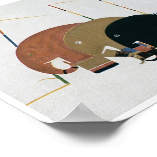 Art-Deco-Elefanten Poster (Ecke)