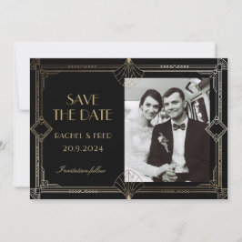 Art Deco Elegant Black Gold 20