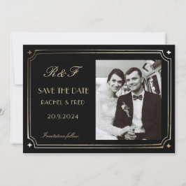 Art Deco Elegant Black Gold 20