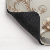 Art Deco: Elegante Botanicals und geometrische Lux Mousepad (Ecke)