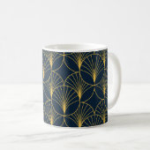 Art Deco Elegante: Fanmotive Kaffeetasse (VorderseiteRechts)