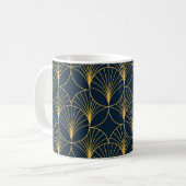 Art Deco Elegante: Fanmotive Kaffeetasse (Vorderseite Links)