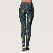 Art Deco Elegante: Fanmotive Leggings (Rückseite)