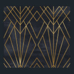Art Deco Elegante: Geometrischer Glamour Poster<br><div class="desc">Nahtloses geometrisches Muster auf Papiertextur. Art Deco Hintergrund Art Deco vibriert in einem subtilen geometrischen Muster. Klassisch und elegant! Art-Deco-Eleganz,  ein feines Muster für eine klassische Touch. Kunst,  geometrischer,  Hintergrund,  Gold,  nahtlos,  Dekoration,  klassisch,  dunkel,  Ornament,  modern,  golden,  Abbildung,  Textur,  Retro,  Linie,  Blau,  Dekoration,  Packpapier,  elegantes Muster,  geometrische Dekoration</div>
