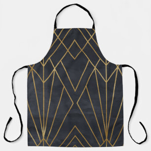 Art Deco Elegante: Geometrischer Glamour Schürze