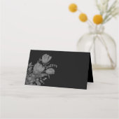 Art Deco Elegante Hochzeitstisch Platzkarte (Rückseite)