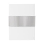 Art Deco Elegante Stripe Wedding Bly Band (Rückseitenbeispiel)