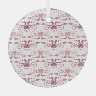 Art Deco, elegantes Vintage-Wandpapier. Ornament Aus Glas