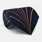 Art Deco Eleganz Krawatte (Gerollt)