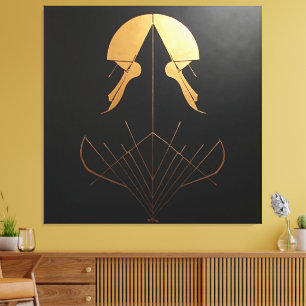 Art Deco Eleganz Leinwanddruck