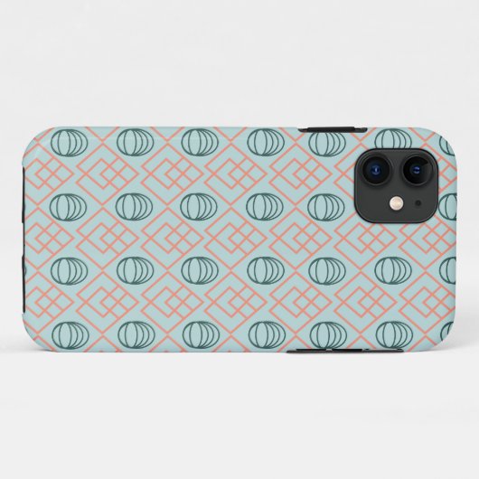 Art-Deco-Elemente Case-Mate iPhone Hülle (Rückseite (Horizontal))