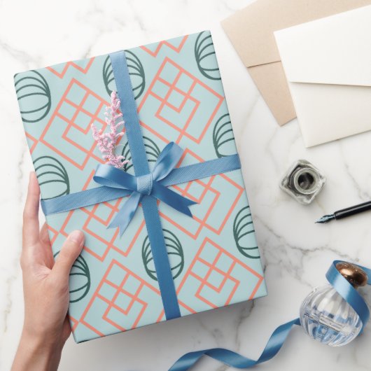 Art-Deco-Elemente Geschenkpapier (Schenken)