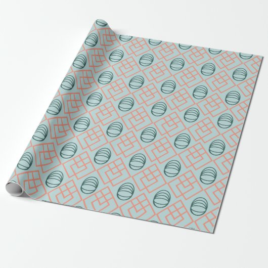 Art-Deco-Elemente Geschenkpapier (Ungerollt)