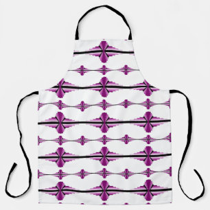 Art Deco-Elemente in Rosa Schürze
