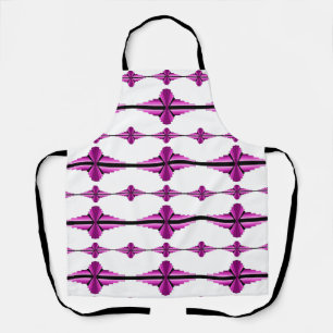 Art Deco-Elemente in tiefem Rosa Schürze