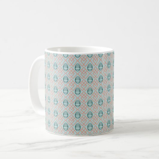 Art-Deco-Elemente Kaffeetasse (Vorderseite Links)