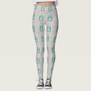 Art-Deco-Elemente Leggings