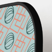 Art-Deco-Elemente Pickleball Schläger (Linke Seite)