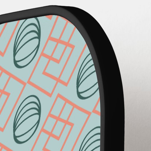 Art-Deco-Elemente Pickleball Schläger (Linke Seite)