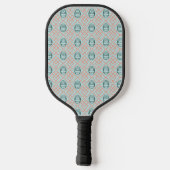 Art-Deco-Elemente Pickleball Schläger (Rückseite)