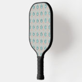 Art-Deco-Elemente Pickleball Schläger (Links)