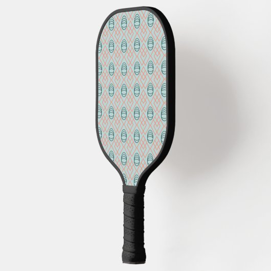 Art-Deco-Elemente Pickleball Schläger (Links)