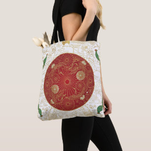 Art Deco-Erbeflagge Japan Benutzerdefinierter Na Tasche