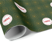 Art Deco Erstellen von benutzerdefinierten Foto od Geschenkpapier (Rolleneckpunkt)