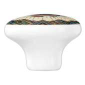 Art Deco Eye Anatomical Ophtalmology  Keramikknauf (Seitenansicht)