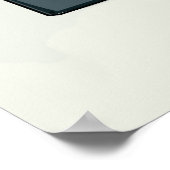 Art Deco Faces, Text hinzufügen Poster (Ecke)