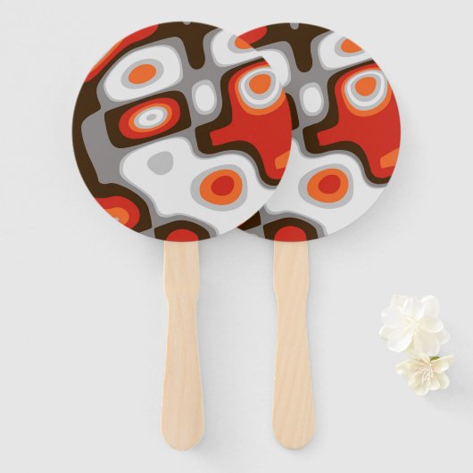 Art Deco Fächer (Vorne und Hinten)