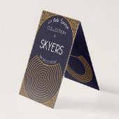 Art Deco Faltkarte (Rückseite)