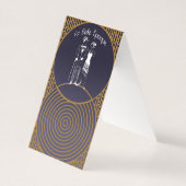 Art Deco Faltkarte (Vorderseite)