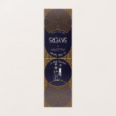 Art Deco Faltkarte (Außenseite Aufgefaltet)