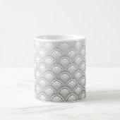 Art Deco Fan Muster Kaffeetasse (Mittel)